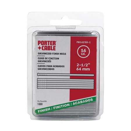 Porter-Cable Finish Nails 2-1/2" 16G PFN16250-1